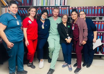 Willows Post Acute Staff and caregivers pose for a picture