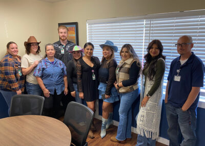 A group of employees at Willows Post Acute.